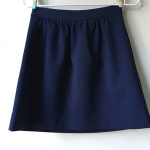 J Crew navy skater skirt